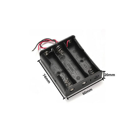 18650 x 3 lithium ion battery holder box for 3 cells dimensions