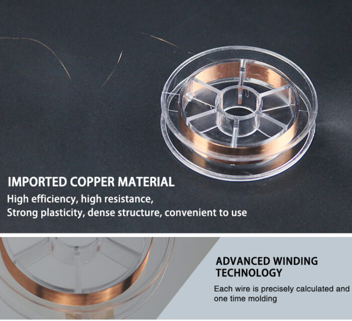 Sunshine 0.01mm Insulted Pure Copper Superfine Jumper Wire